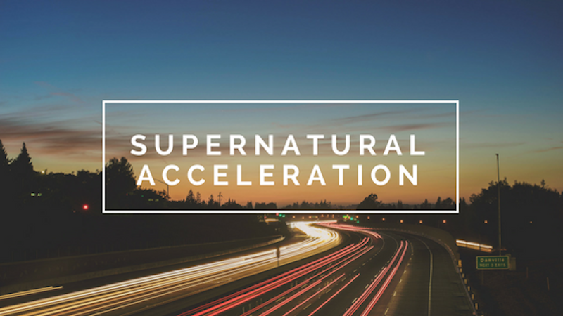 A Kiss from Heaven – Supernatural Acceleration