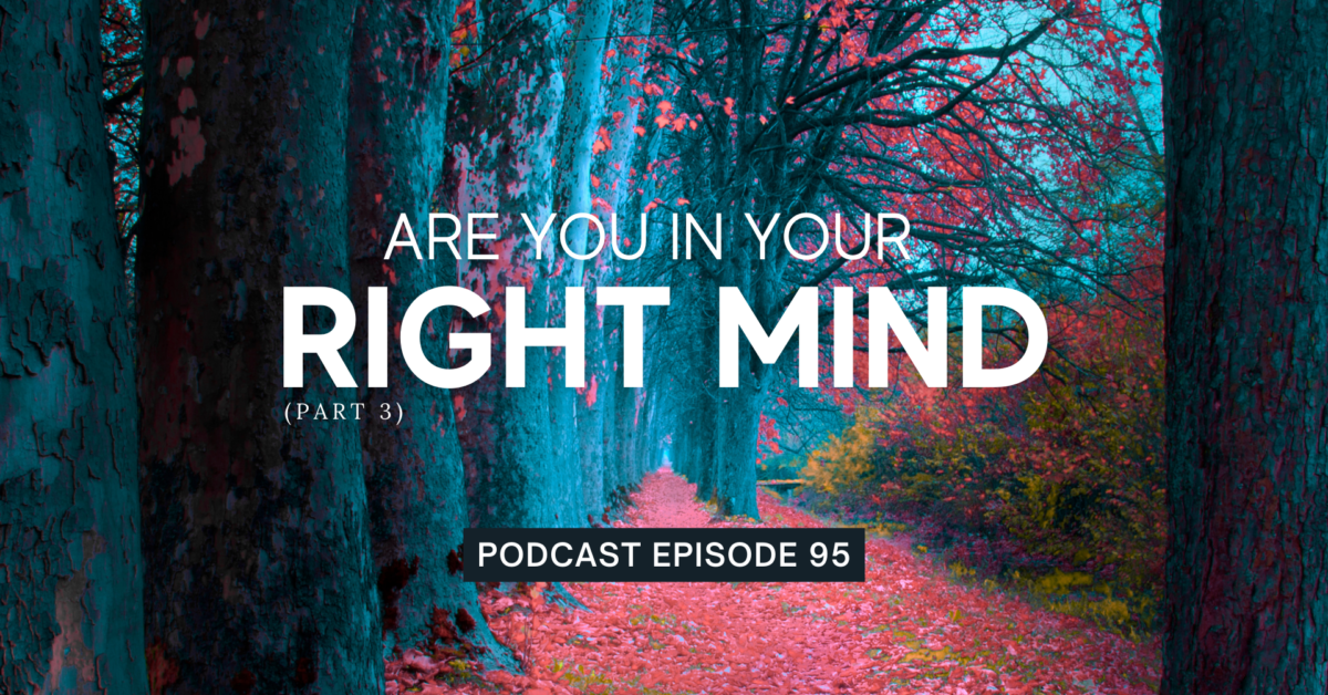 Episode 95: Are You In Your Right Mind? (Part 3)