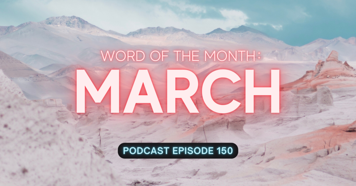 March Word of the Month